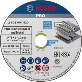 Disco da taglio PRO Steel and Metal, 76 mm Bosch    5pz