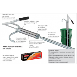 Pompa per Aspirazione Olio da Barile