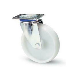 Ruota Nylon Supporto Inox-Girevole diam.80