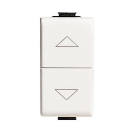 ELETTROCANALI - Doppio Pulsante Easy Interbloccato Bianco