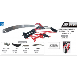 Troncarami + Svettatoio/Segaccio per Asta Telescopica