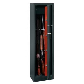 Armadio Portafucili 5 Fucili c/tesoretto - 4 Catenacci