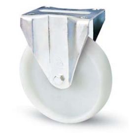 Ruota Nylon Supporto Inox-Fissa diam.80