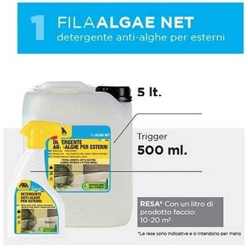 FILAALGAE NET - Detergente antialga antimuffa