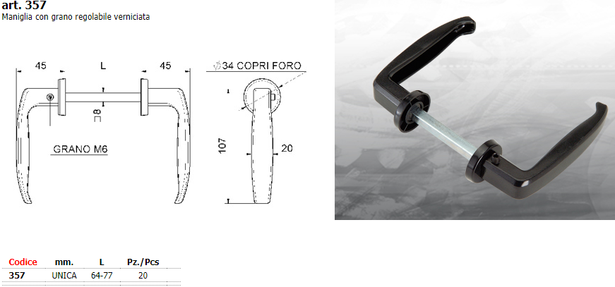 Set 15 Viti M6x6mm Per Maniglie Porta - Testa Esagonale Conica In Argento - Foto 9